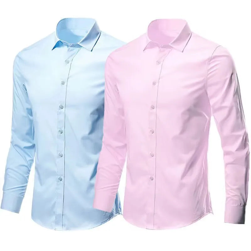 Chemise Antifroissement Slim Fit | Confort sans repassage et look soigné