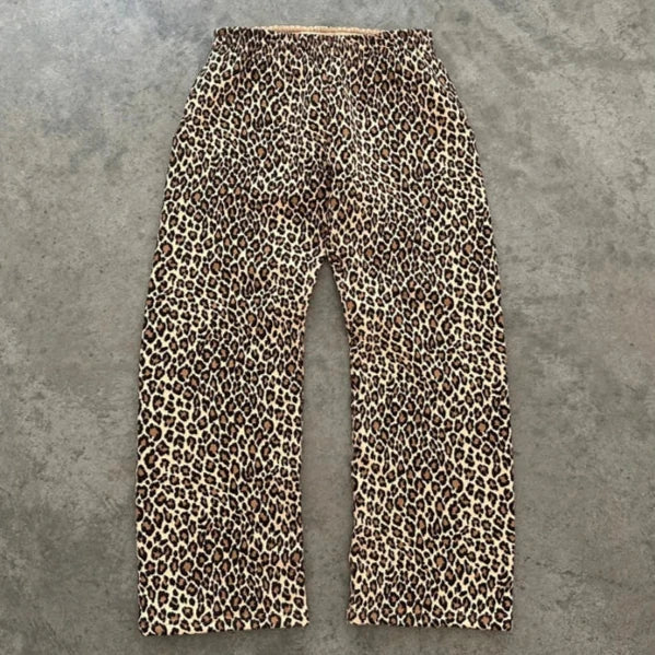 Unisex Set van Sweatshirt en Broek met Cheetah Patroon | Peroni