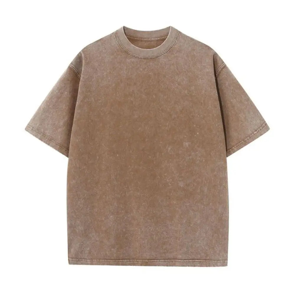 Vintage Katoenen T-shirt Unisex Stijl | Comfort en Mode voor de Zomer