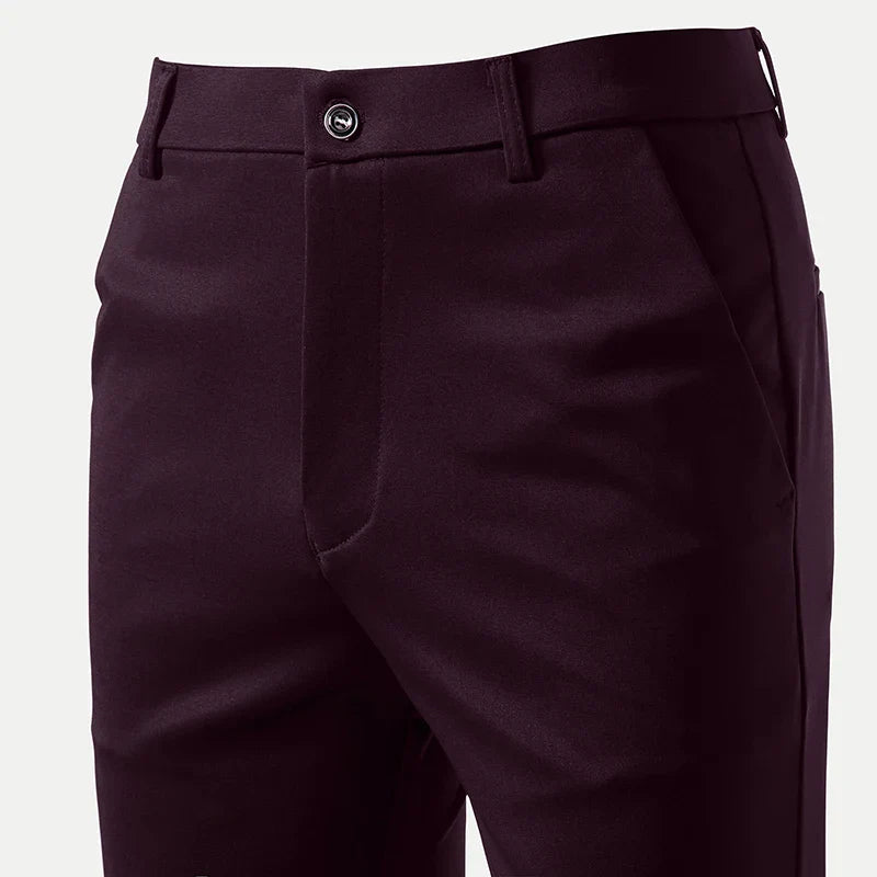 Pantalons Slim Fit Kaki Élégants | Parfaits pour un Style Quotidien et le Confort