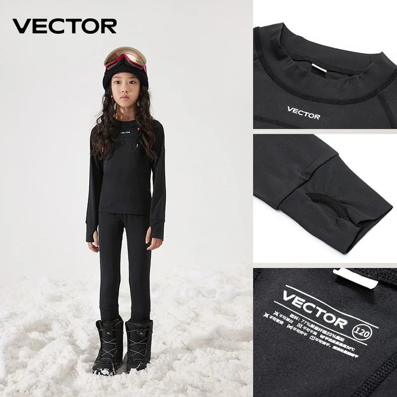 VECTOR Kinder Thermo Ondergoed Set | Warm en Comfortabel in de Kou