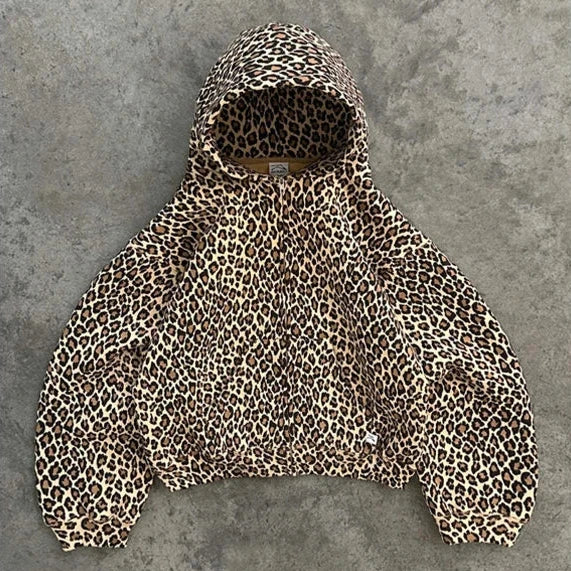 Unisex Set van Sweatshirt en Broek met Cheetah Patroon | Peroni