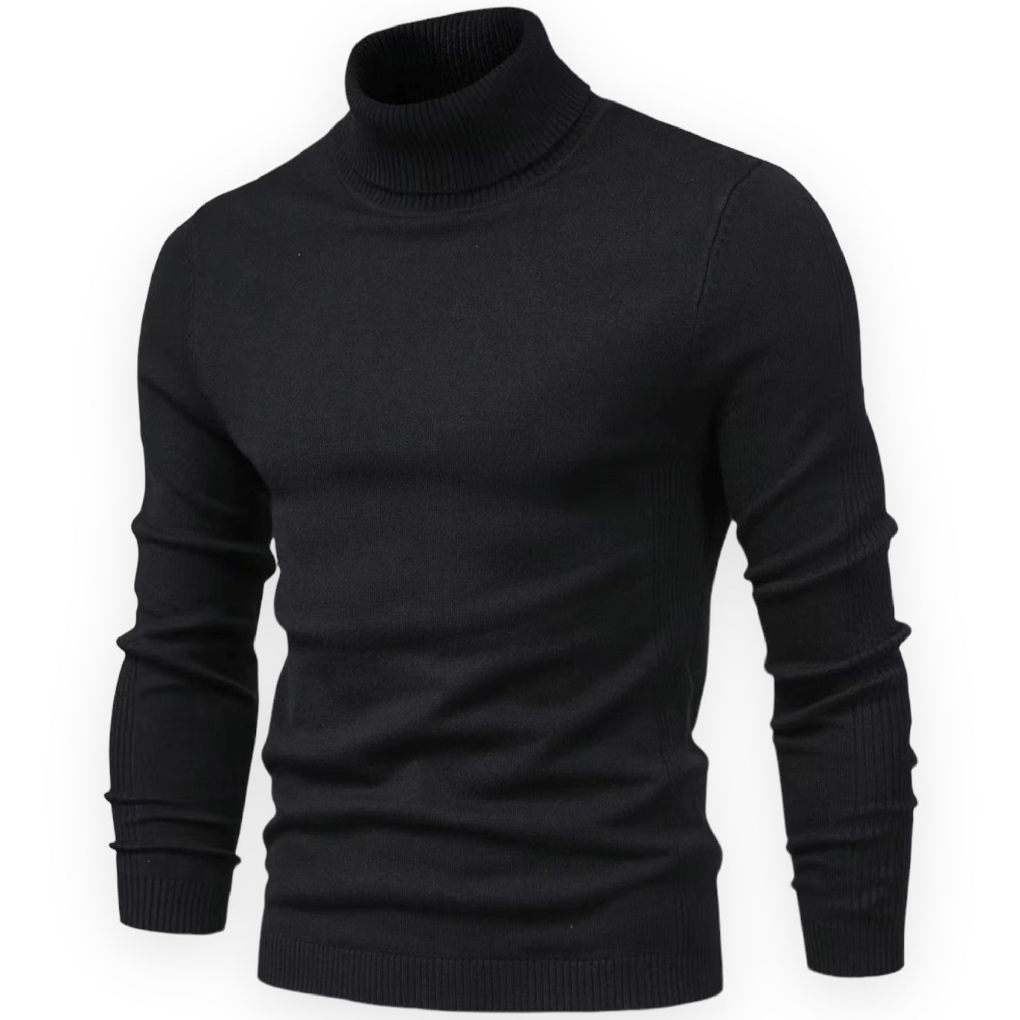 Mubilux Snow - Casual Heren Turtleneck Sweater met Getailleerde Manchetten voor Herfst/Winter