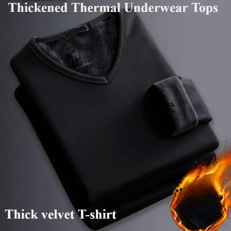 T-shirt Thermo Confort d'Hiver | T-shirt Thermique Chaud et Élégant pour Hommes
