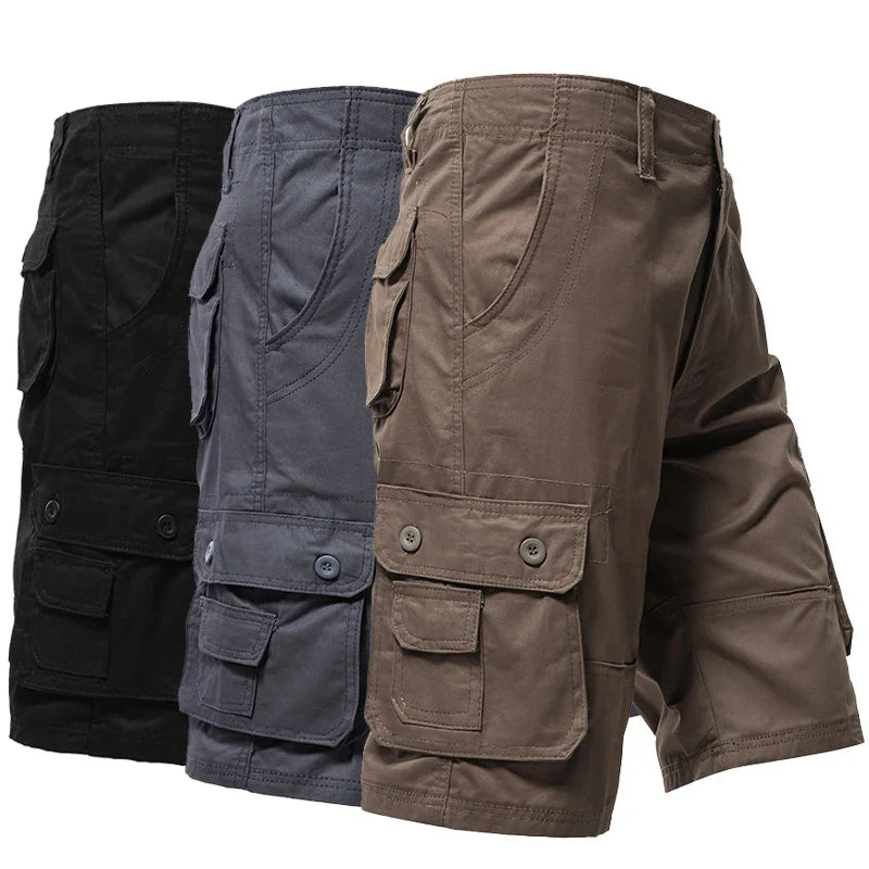 Comfortabele Mannen Cargo Zomerbroeken | Stijl en Ruimte voor Avontuur