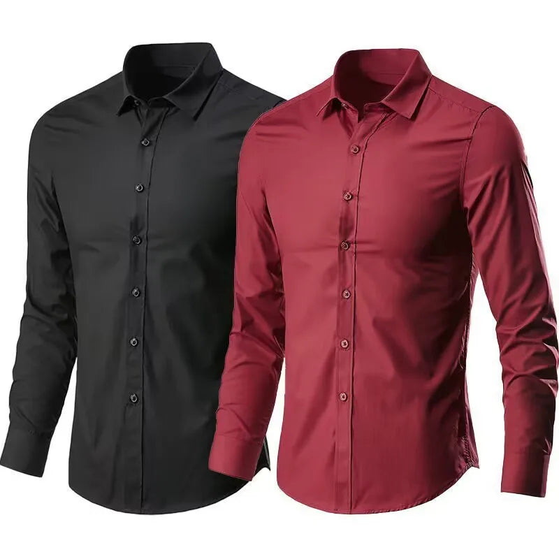 Chemise Antifroissement Slim Fit | Confort sans repassage et look soigné