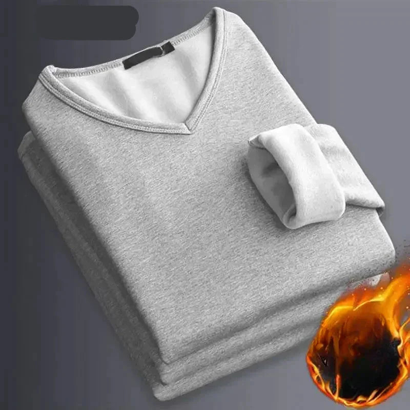 T-shirt Thermo Confort d'Hiver | T-shirt Thermique Chaud et Élégant pour Hommes