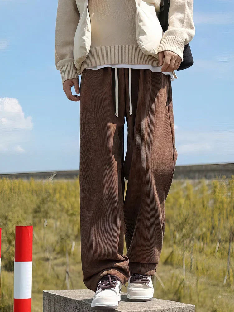 Pantalon de randonnée en velours côtelé vintage | Confort et style pour les aventures en plein air