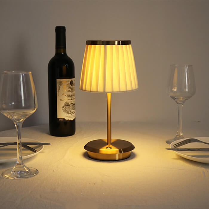 Mubilux DreamDrape | Lampe de table en tissu