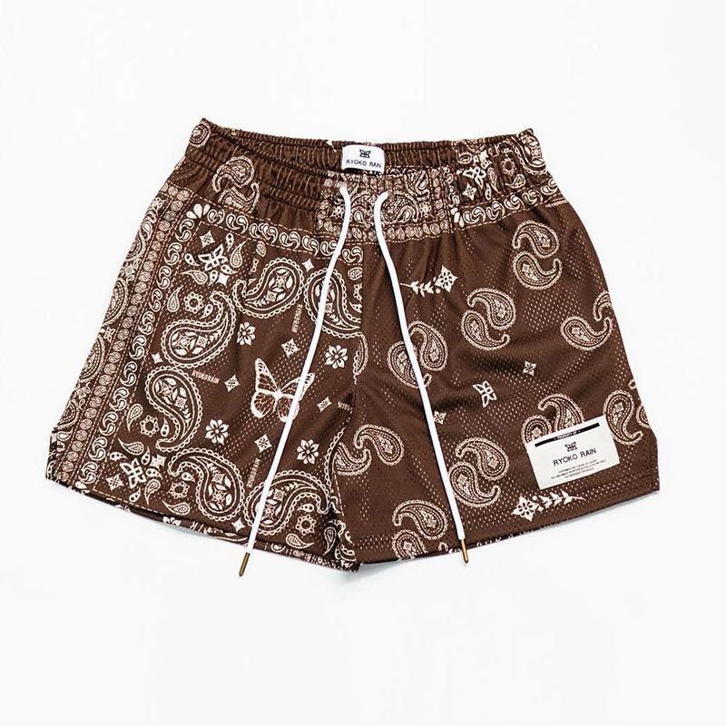 Mubilux David Bedrukte Korte Broek Mesh Ademend