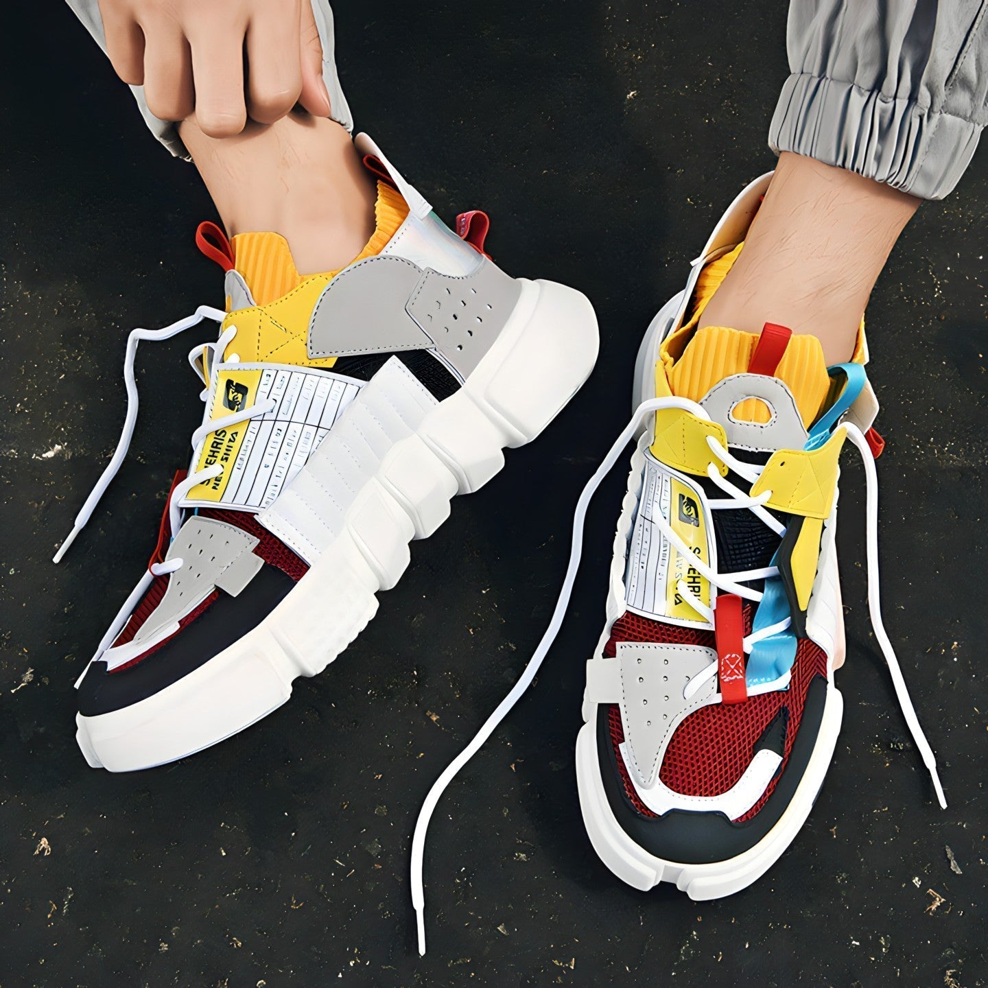 Mubilux | Gemengde Kleuren Streetwear Sneakers