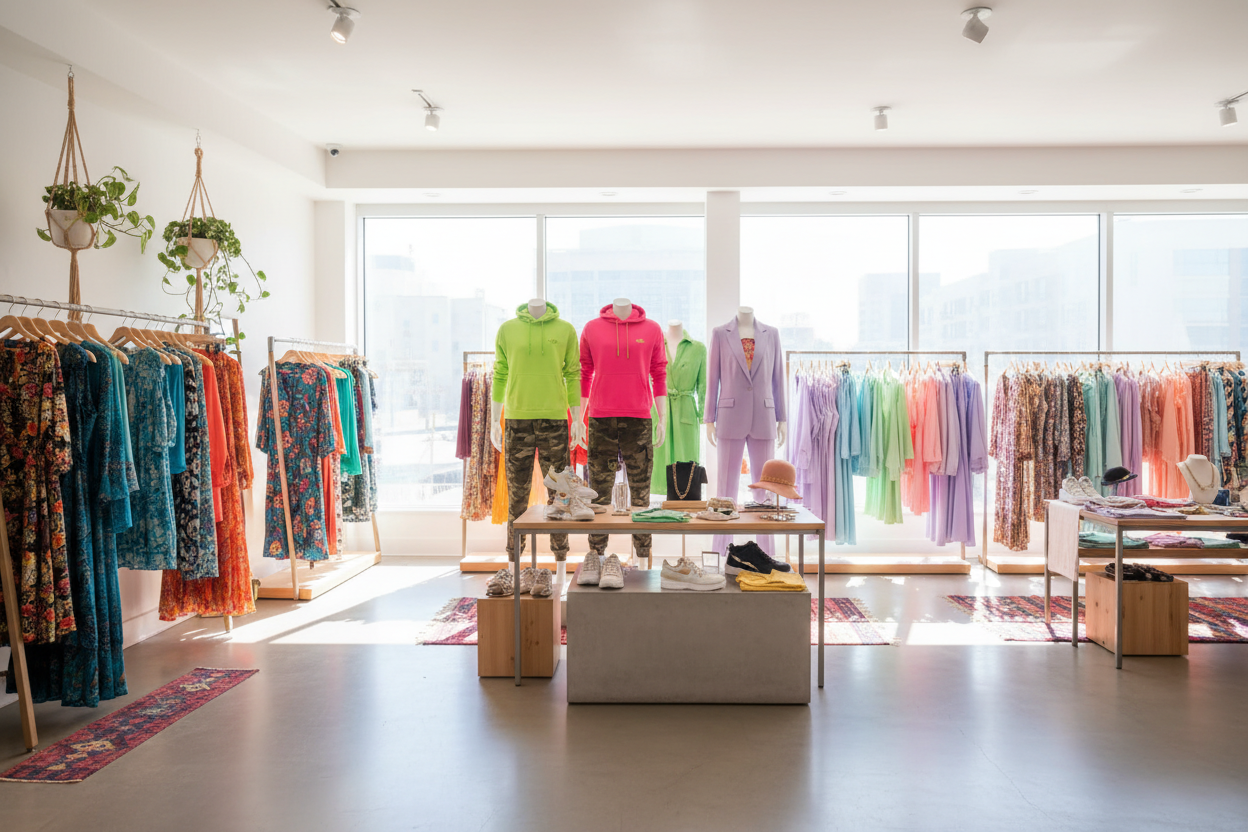 make it clothing shop and make banner full wide