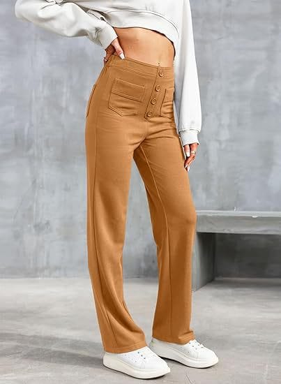 Mubilux IVY Hoge Taille Elastische Casual Broek