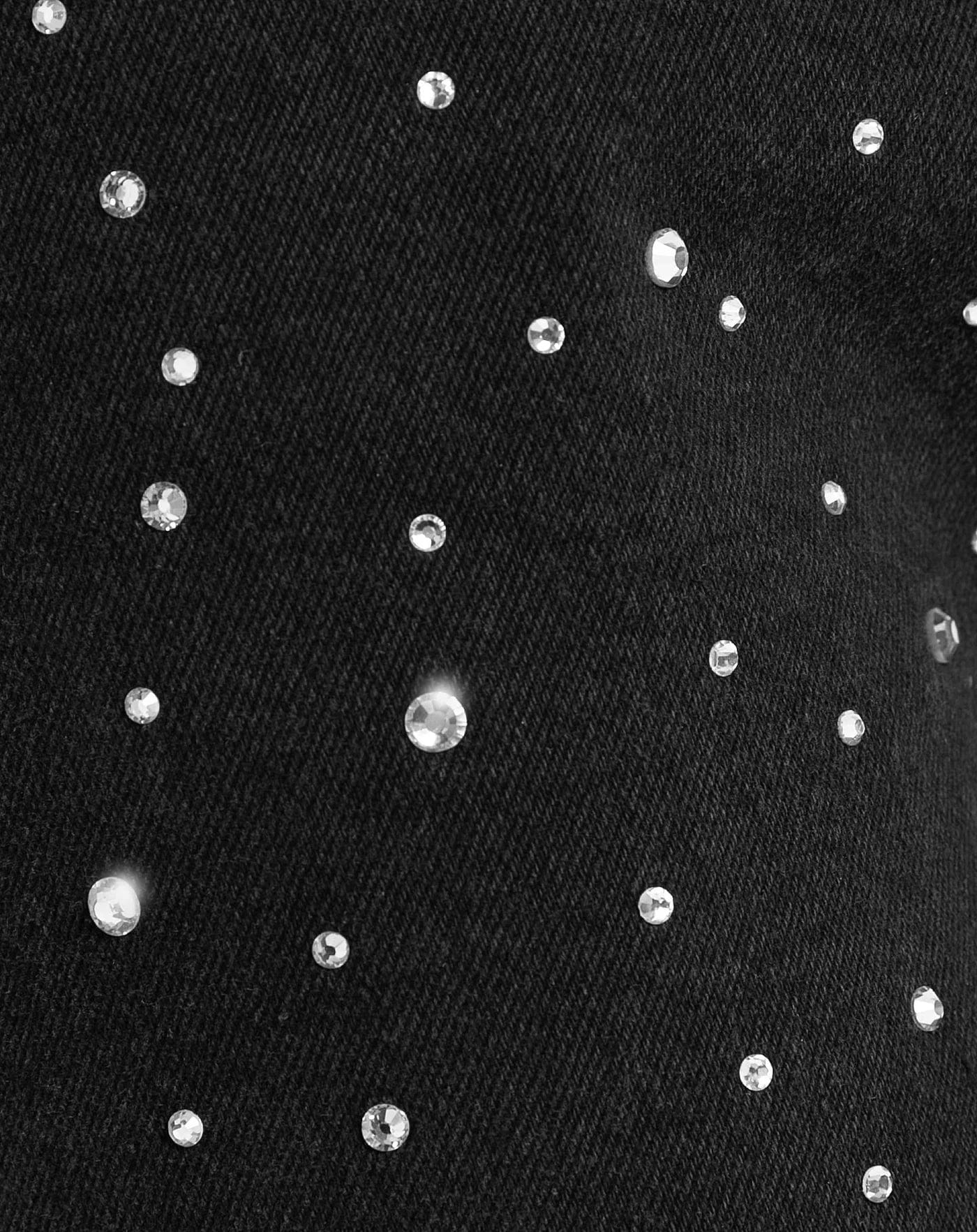 Mubilux GlamLux | Denim Sprankelbroek met glitter