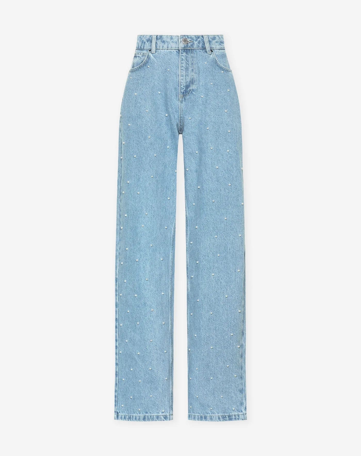 Mubilux GlamLux | Denim Sprankelbroek met glitter