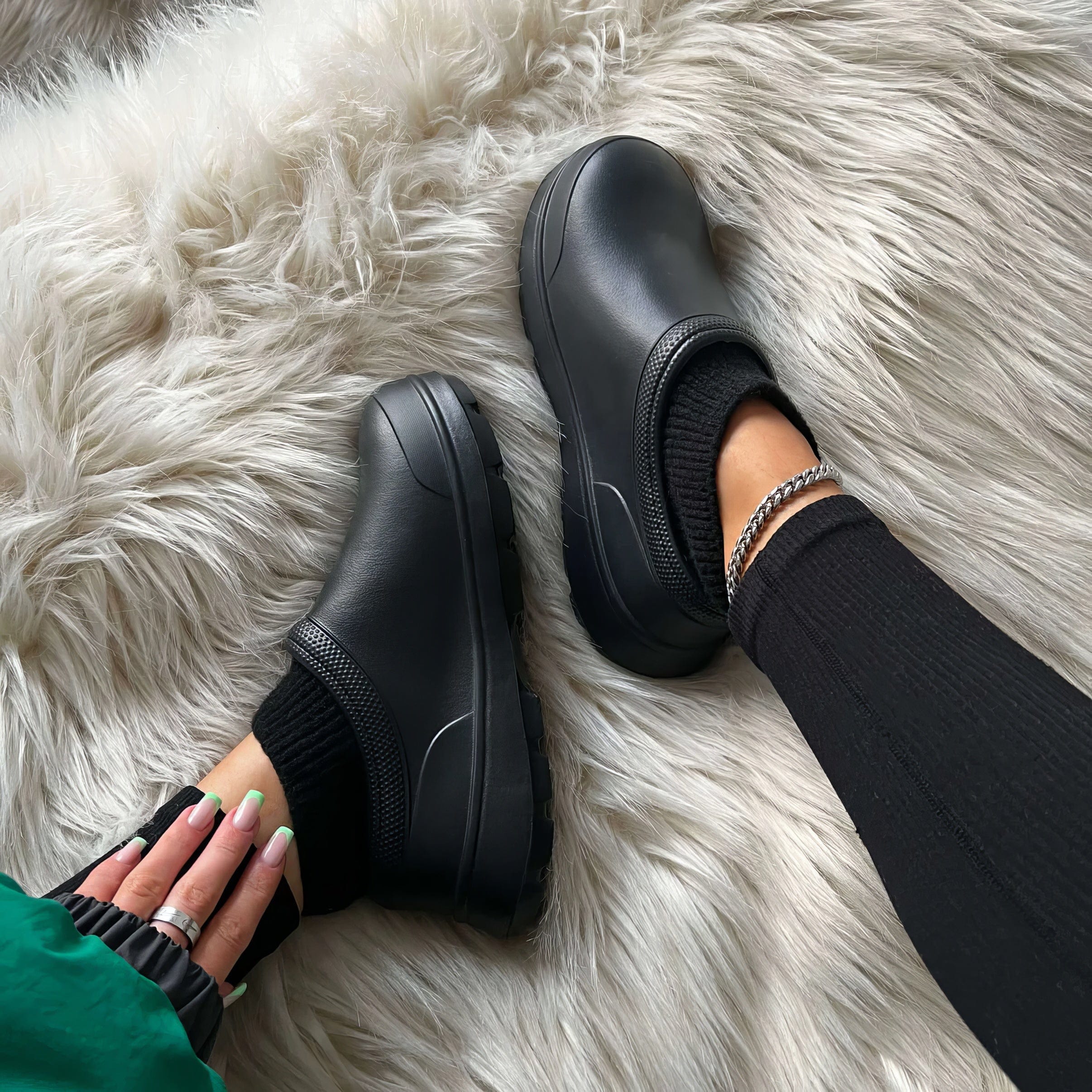 Mubilux Anti-Slips - Gevoerde Schoenen