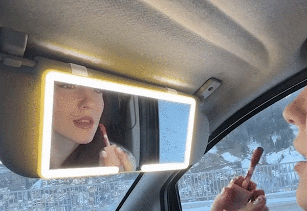 Mubilux HD LED Autovizier Spiegel