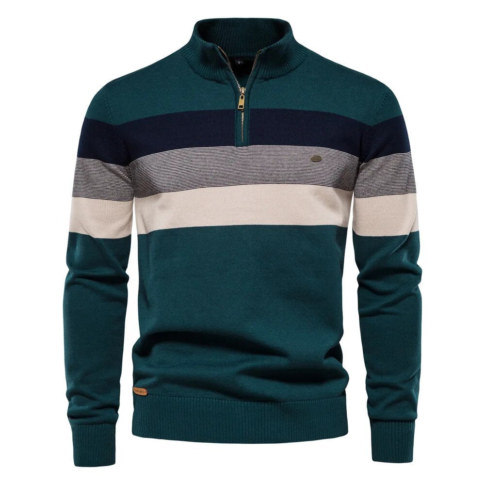 Mubilux Verve Franklin Trui voor Mannen - Luxe Katoenmix - Stijl en Comfort