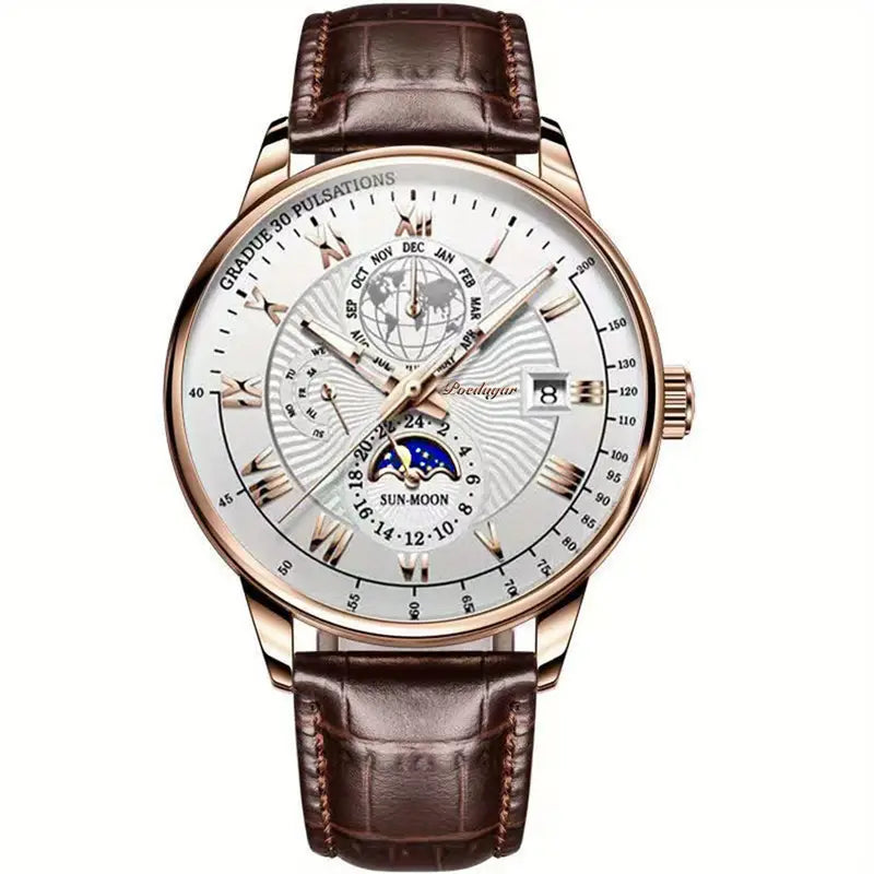 Mubilux | PhaseClock - Mechanisch luxe horloge voor mannen