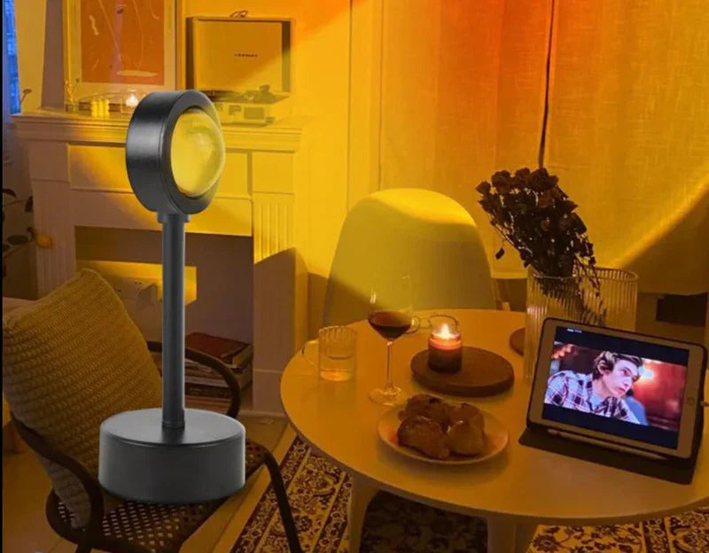 Lampe de coucher de soleil avec 4 couleurs - GlowSphere | Éclairage d'ambiance pour chaque pièce