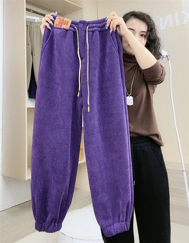 Monica Winter Joggingbroek | Warme Pluche Voering & Casual Ontwerp