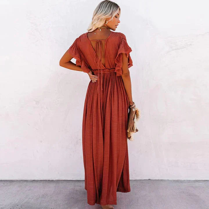 Mubilux Anna Vestido de Playa | Combinación de Algodón y Poliéster 3