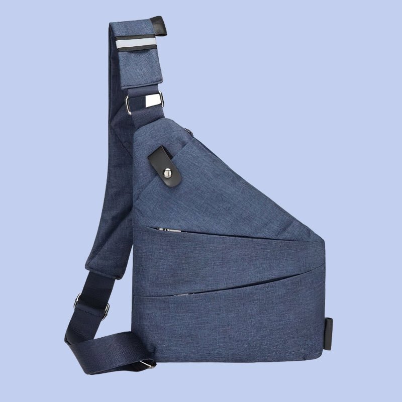 Mubilux SafeCarry Sac bandoulière anti-vol élégant pour hommes