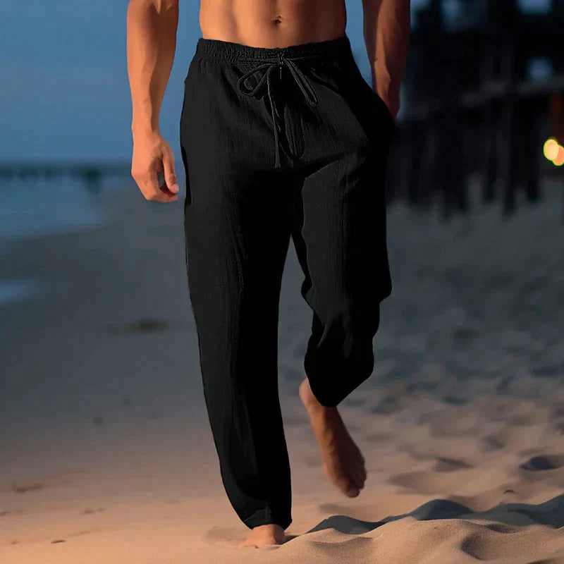Herren-Sommerhose aus Leinen – Leicht, stilvoll und atmungsaktiv