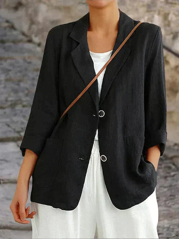 Mubilux Stijlvolle Linnen Blazer