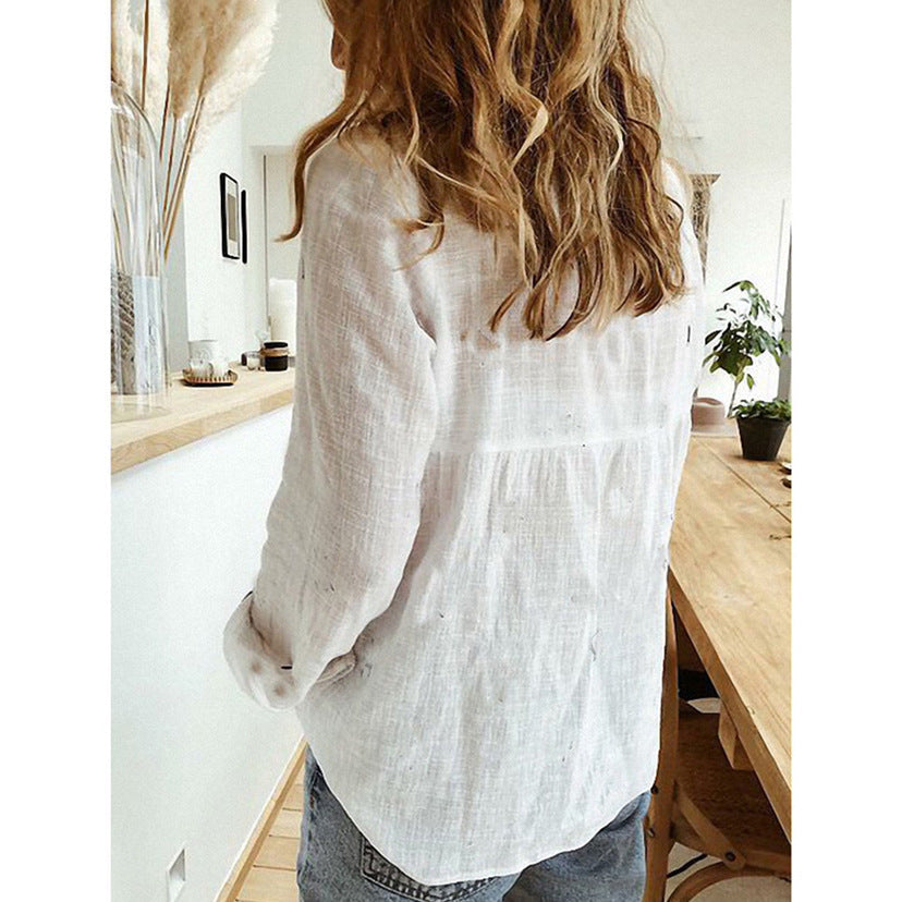 Chloë Luchtige Damesblouse – Stijlvol & Comfortabel voor Zomerweer