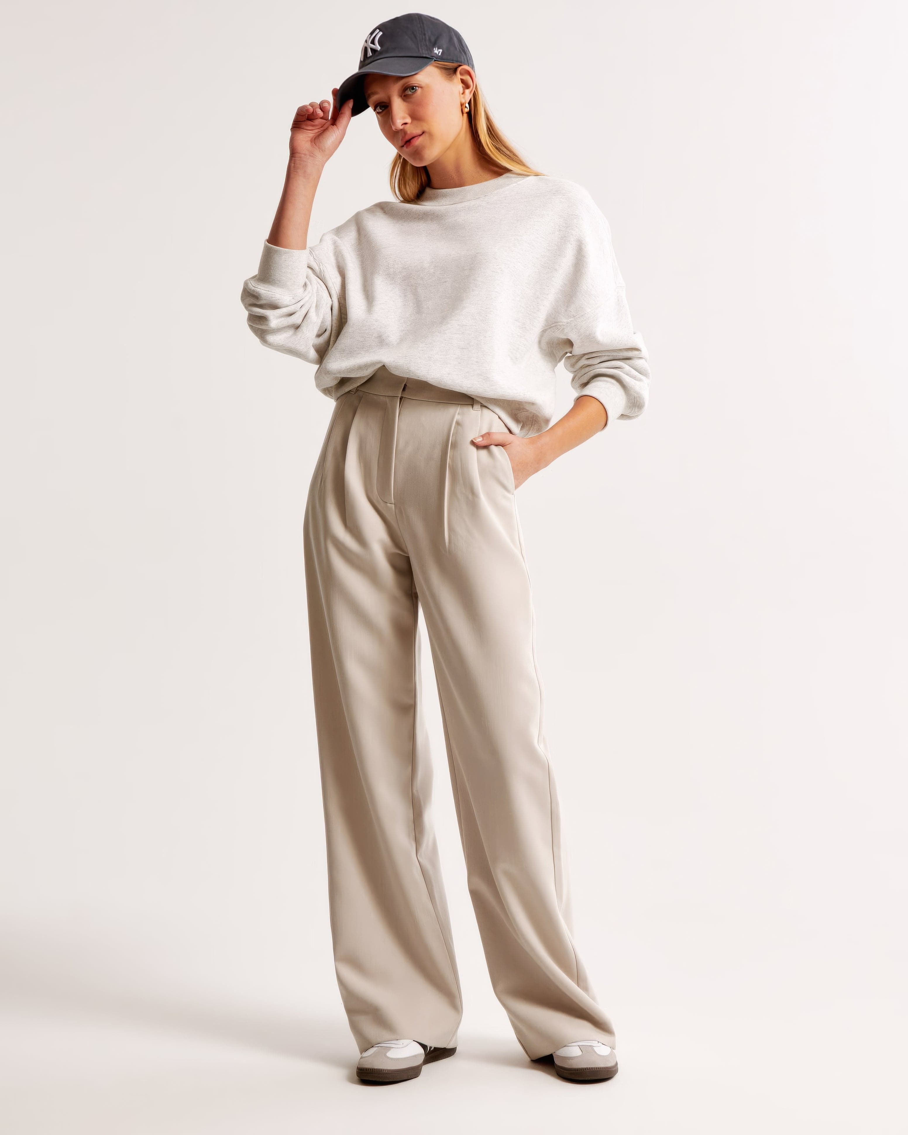Mubilux Elize - Pantalon détaillé avec jambes larges