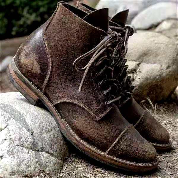Sven - Veterschoenen voor heren in retrostijl met modern comfort
