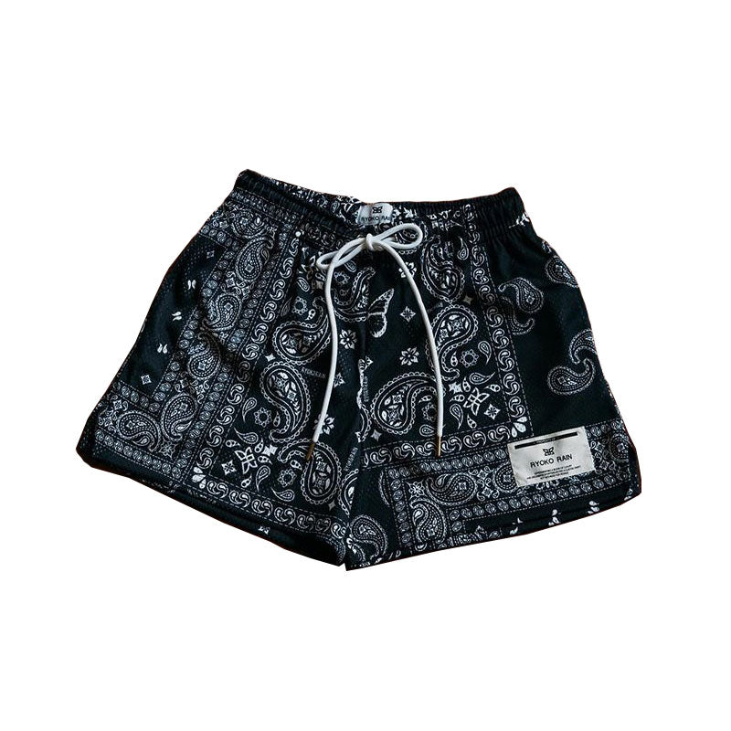 Mubilux David Bedrukte Korte Broek Mesh Ademend