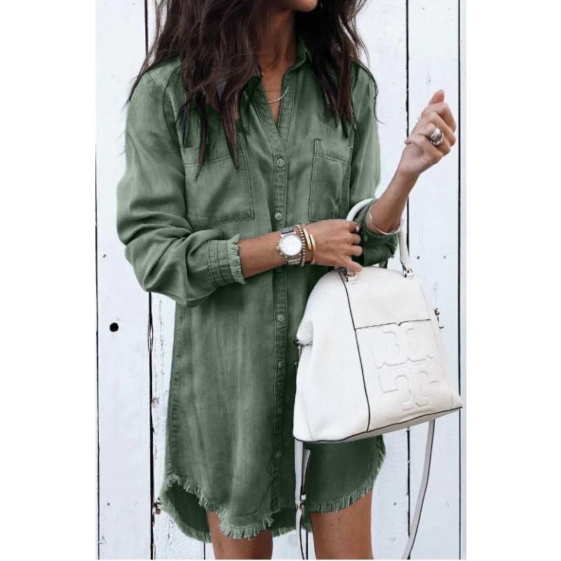 Mila Vestido de Denim para Mujeres | Estilo Moderno y Elegante 1